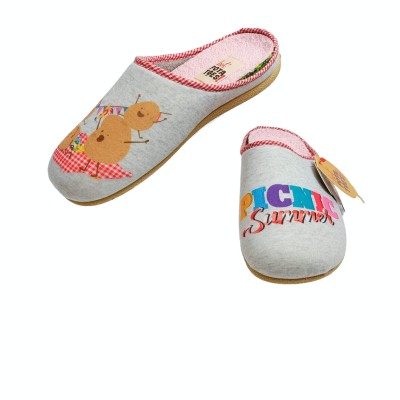 Pantufla Espa&ntilde;ola Hot Potatoes Gueret Grey mujer